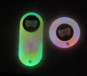 Glow in the Dark bottle openers - Handmade - assorted styles - Picture 1 of 13