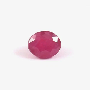 AAA CERTIFIED Natural Mozambique Red Ruby Loose Oval Gemstone Cut 1.70 Ct - Picture 1 of 6