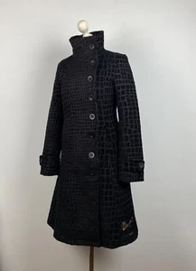 DESIGUAL women's trench coat jacket 100% polyester Size 38 - Picture 1 of 7