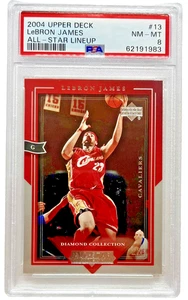 LeBRON JAMES 2004-05 UPPER DECK ALL-STAR LINEUP FRESH PSA 8 NR-MT CLEVELAND CAVS - Picture 1 of 2