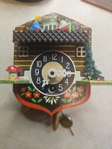 VTG J. ENGSTLER MADE IN GERMANY NO.01 JEWELS UNADJUSTED WALL CLOCK. - Picture 1 of 10
