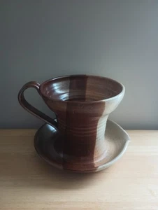 Stone Fence GF Wolff Pottery Bacon Cooker Handmade Stoneware - Picture 1 of 6