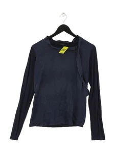 Weekend Max Mara Women's Top L Blue Viscose with Elastane, Silk Basic - Picture 1 of 8