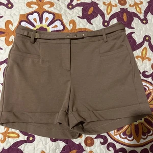 Pantalones cortos de vestir Jennifer Lopez marrón talla 6 - Imagen 1 de 7