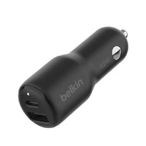 Belkin BoostCharge 42W Dual Car Charger - Black (CCB005BTBK), 1xUSB-C (30W) - Picture 1 of 1