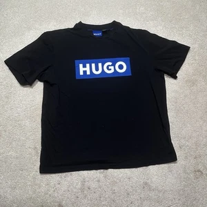 Hugo Boss T Shirt Herren XL Extra Large Schwarz Spellout - Bild 1 von 9