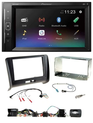 Pioneer DAB Lenkrad 2DIN Bluetooth USB Autoradio für Audi TT 2006-2014 - Bild 1 von 4