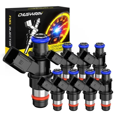 8pcs 12580681 Fuel Injectors For 2005-2009 Saab 9-7X 5.3L 6.2L V8 - Image 1 of 4