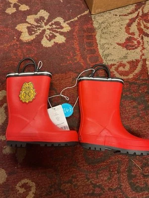 Botas de lluvia para niños pequeños talla 7  Foto 1 de 4