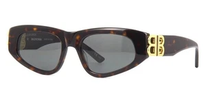 New BALENCIAGA Havana Cat Eye BB0095S 002 Sunglasses Women - Picture 1 of 4
