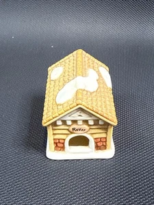 Vintage 1992 Lefton Colonial Village 00458 ROVER Dog House Only Christmas - Picture 1 of 7