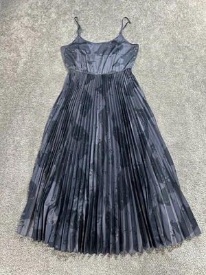 Vestido midi Allsaints Lera 2 en 1 para mujer mediano multicolor camuflaje acústico plisado Foto 1 de 4