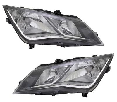 Scheinwerfer Set für Seat Leon 5F 2012- H7 / H7 Tagfahrlicht Motor LWR - Bild 1 von 4
