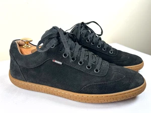 Talla 8.5 - PILOTI Hombres Negro Gamuza Con Cordones Hipster Elegante Conducción Carreras Zapatos - Imagen 1 de 11