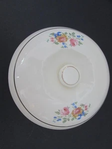 Coperchio casseruola vintage Keystone Rose Bouquet con manico da incasso (EUC) - Foto 1 di 1