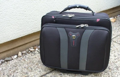 Wenger Granada 60659  schwarz Business Trolley Laptopkoffer Laptoptrolley Koffer - Bild 1 von 4