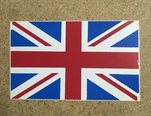 ADESIVO VINTAGE ANNI 80/INUTILIZZATO bandiera britannica Union Jack RARO PUNK UK DEADSTOC - Foto 1 di 2