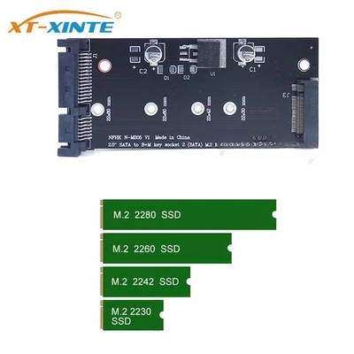 For M.2 NGFF Riser 2.5" SATA to B+M Key Adapter Card M.2 to SSD3 SSD Converter - Image 1 of 4