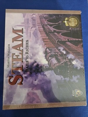 Juego de mesa Steam (2009) de Mayfair Games - Estrategia ferroviaria - Nuevo y precintado Foto 1 de 2