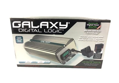 Galaxy Digital Logic 902232 Ballast 1000 Watt+Turbo Charge Grow Light Supply NEW - Image 1 of 4