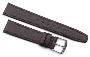 16mm /14 made Germany echt Kalbsleder Derby Uhrenarmband  Damen 105X61mm braun - Bild 1 von 3