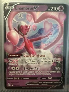 Pokémon TCG Enamorus V Lost Origins Holo Ultra Rare NM  - Picture 1 of 1