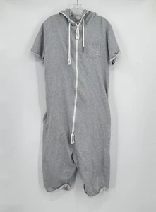 The Norwegian Original OnePiece Unisex Gray Full Zip Hoodie Romper Sz M - Picture 1 of 7
