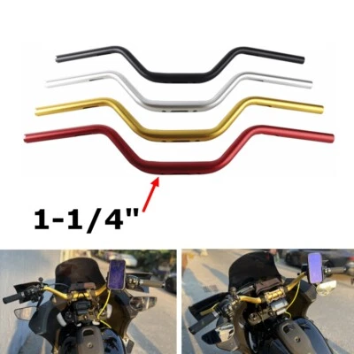 Guidão Club Style 1-1/4" Para Harley Sportster Street Bob Softail Dyna Novo - Imagem 1 de 4