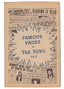 Páginas Famosas de LAS NOTICIAS Vol. 2 - Buffalo Evening News - Edición Souvenir - Imagen 1 de 2