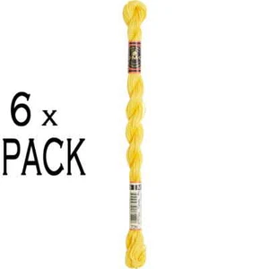 6x DMC Perlgarn Stärke 5, 15 m, 115AR/5-726, VPE - Bild 1 von 1