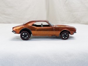 Vintage Hot Wheels Redlines 1968 Custom Camaro Orange