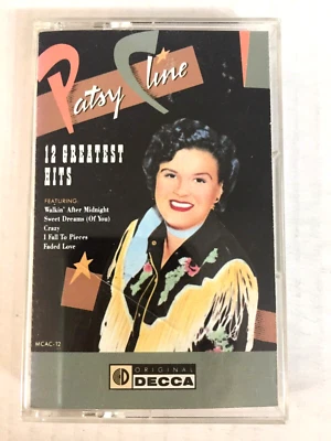 Patsy Cline 12 Greatest Hits Cassette tape Ships Same Day With Tracking - Image 1 of 3