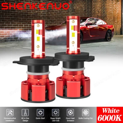 Kit de faros LED H4 9003 para MITSUBISHI Montero Sport 1997-1999 haz alto y bajo Foto 1 de 4