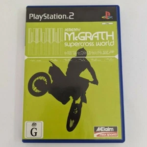 Genuine PlayStation 2 PS2 Jeremy McGrath Supercross World PAL AUS FREE SHIP! - Picture 1 of 3