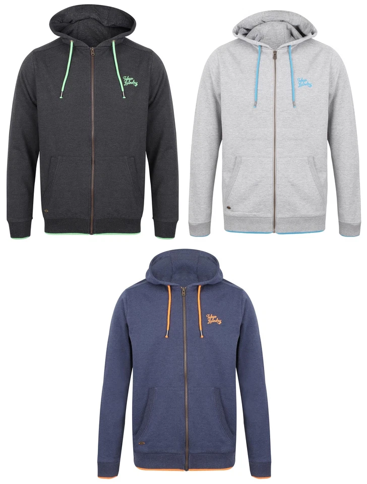 Sudadera con capucha para hombre Tokyo Laundry Hanover cremallera frontal Foto 1 de 1