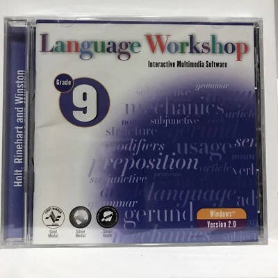 Language Workshop Interactive Multimedia Software Grade 9 (CD-ROM) NEW - Image 1 of 4