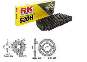 Kit/Transmisión Yamaha XT/600/Tenere 1984 Corona Piñón Cadena RK 520H X Moto - Imagen 1 de 2