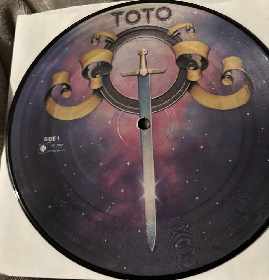 TOTO Hold The Line 7" Vinyl 45 Picture Disc 1978 Original + Insert mint - Image 1 of 1