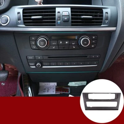 Cubierta de panel de CD de consola central estilo madera de roble ABS para BMW X3 F25 2011-2013 Foto 1 de 4