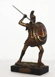 Spartan Hoplit Mini - Leonidas und 300 - Thermopylen - Kaltguss Bronzeharz - Bild 1 von 5