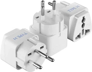 Adaptador de alimentación universal de viaje Ceptics Israel, Palestina, Jerusalén, Ciudad Santa Plu - Imagen 1 de 13
