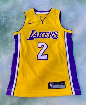 Nike NBA Los Angeles Lakers Lonzo Ball #2 Jersey Size Youth S (8). - Image 1 of 4