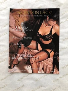 Secrets In Lace Signed Collector’s Edition Catalogue Late Fall 2001 11" X 8.5"