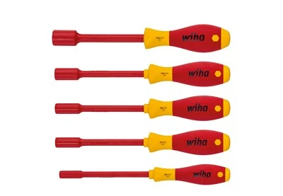 Wiha 29466 5 Piece SoftFinish® VDE Insulated Nut Driver / Spinner Set 5.5-13mm - Image 1 of 2