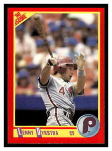 1990 Score  #427 Lenny Dykstra - Philadelphia Phillies