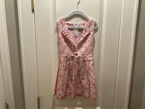 Jacadi Paris Floral Girls Blouse 6Y Pink, Yellow, Red - Picture 1 of 8