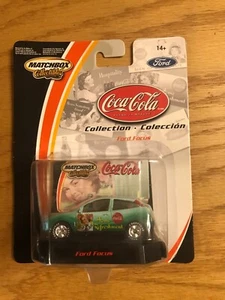 MATCHBOX Coca-Cola Collectibles: Ford Focusw/Stand - Picture 1 of 2
