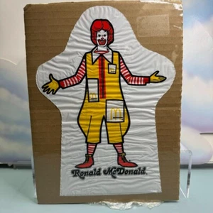 Guante títere de mano vintage 1976 McDonald's Ronald McDonald - Imagen 1 de 3