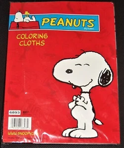 Giftco Inc Peanuts Snoopy Coloring Cloths New - Picture 1 of 2