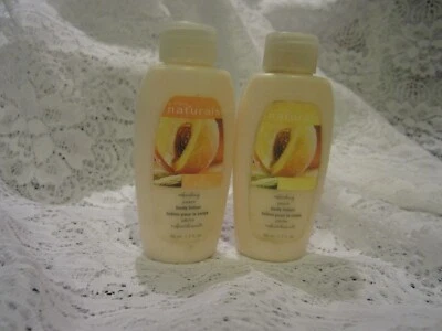 Avon  (2)  NATURALS  Refreshing PEACH Body Lotion  1.7 fl. oz. Mini  sealed - Image 1 of 4